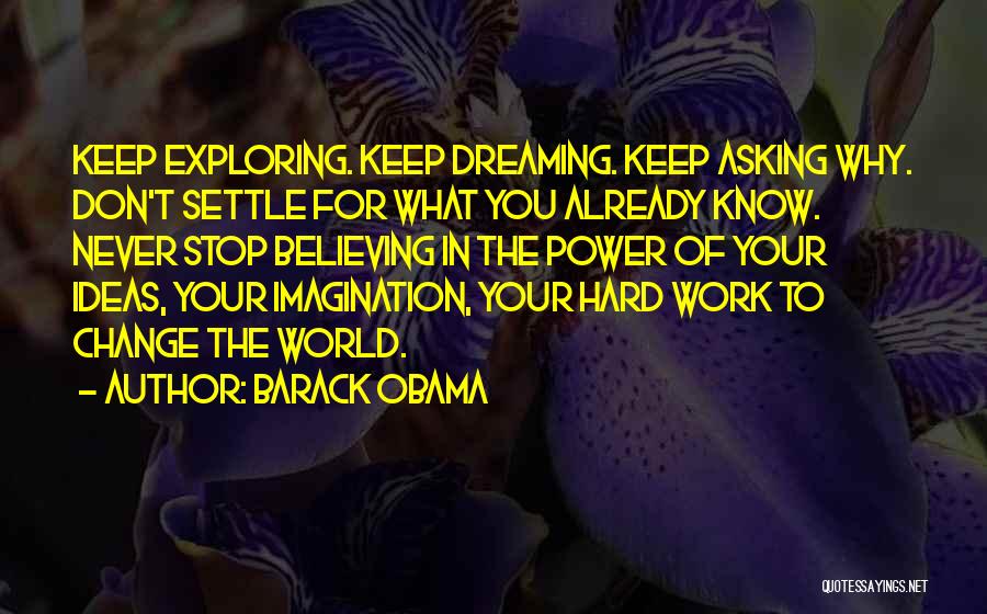 Dream Hard Work Quotes By Barack Obama