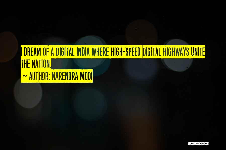 Dream High Best Quotes By Narendra Modi