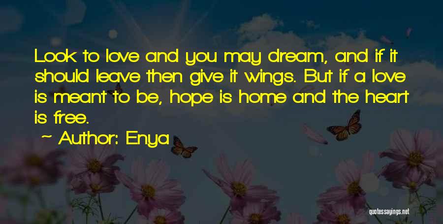 Dream Hope And Love Quotes By Enya