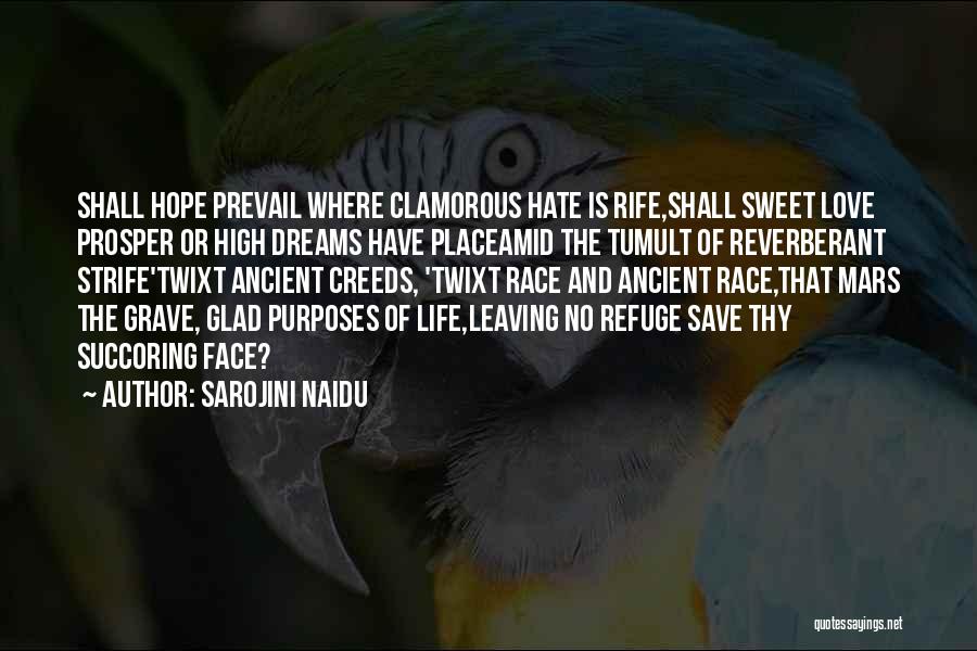 Dream Hope And Love Quotes By Sarojini Naidu