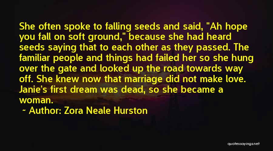 Dream Hope And Love Quotes By Zora Neale Hurston