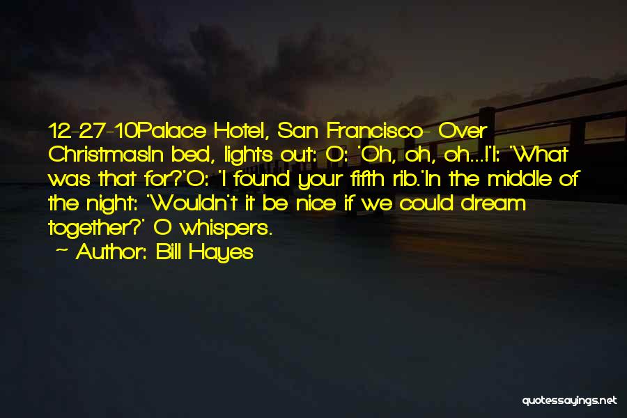 Dream In The Night Quotes By Bill Hayes