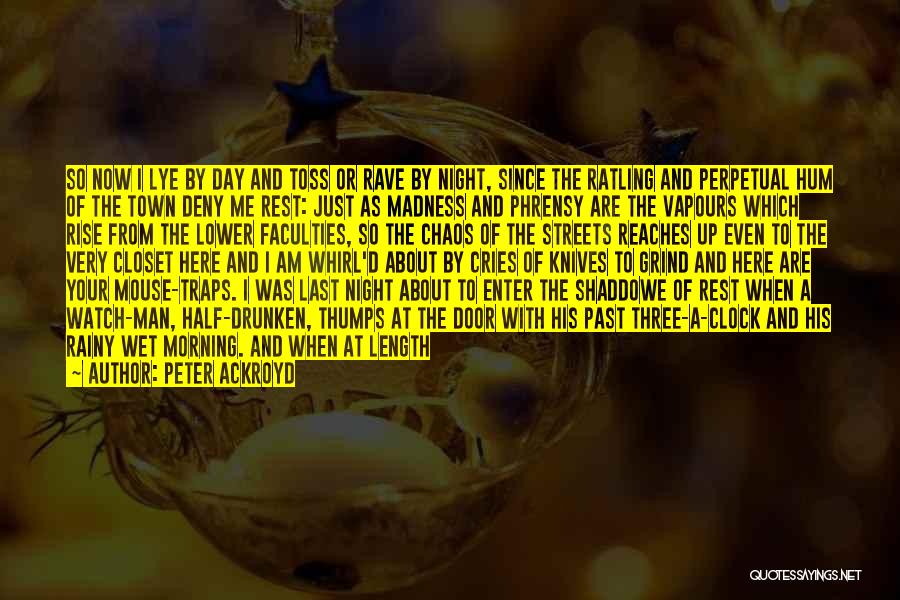 Dream In The Night Quotes By Peter Ackroyd