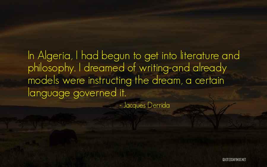 Dream Language Quotes By Jacques Derrida Dream Language Quotes By Jacques Derrida