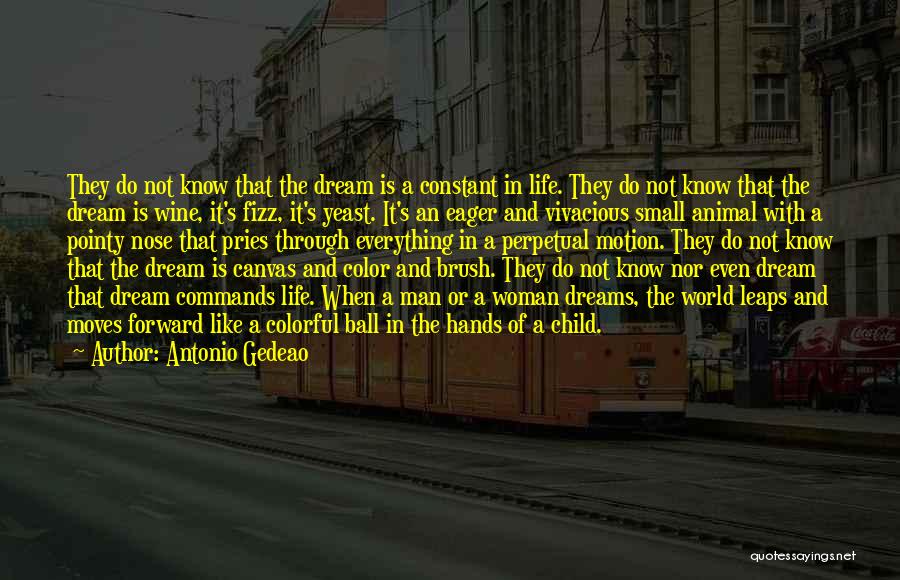 Dream Like A Child Quotes By Antonio Gedeao