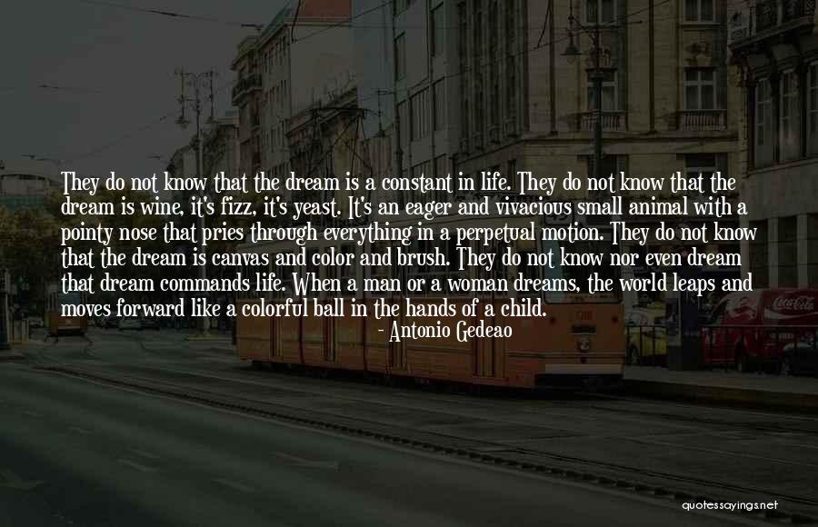 Dream Like Child Quotes By Antonio Gedeao