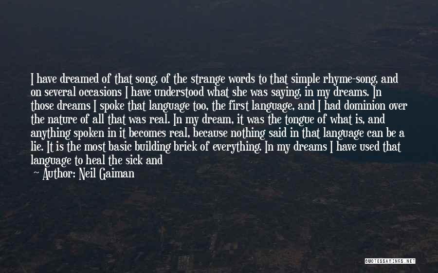 Dream Neil Gaiman Quotes By Neil Gaiman