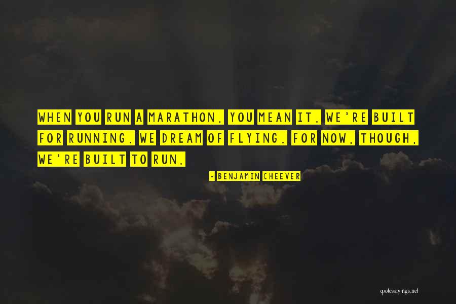 Dream Of Flying Quotes By Benjamin Cheever Dream Of Flying Quotes By Benjamin Cheever