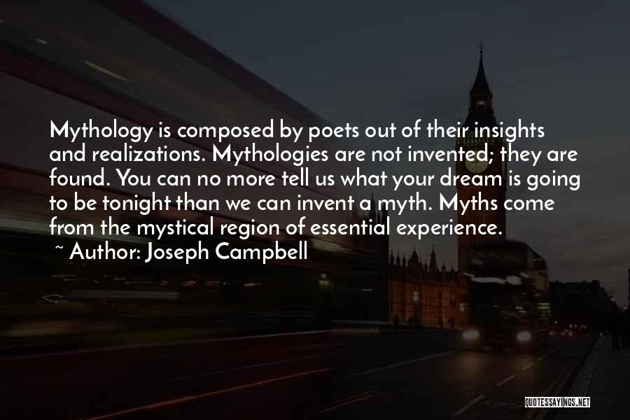 Dream Of You Tonight Quotes By Joseph Campbell