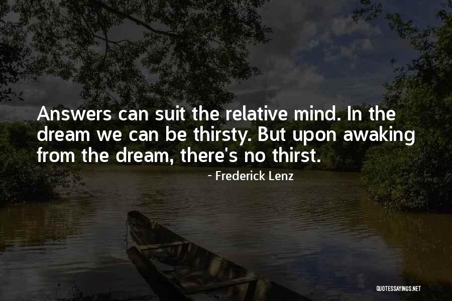 Dream Quotes By Frederick Lenz