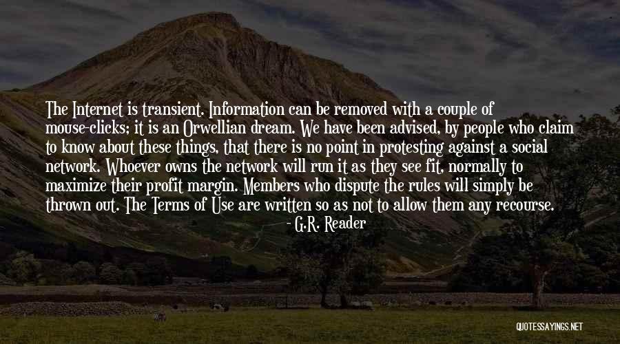 Dream Reader Quotes By G.R. Reader Dream Reader Quotes By G.R. Reader