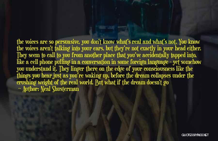 Dream Wake Up Quotes By Neal Shusterman