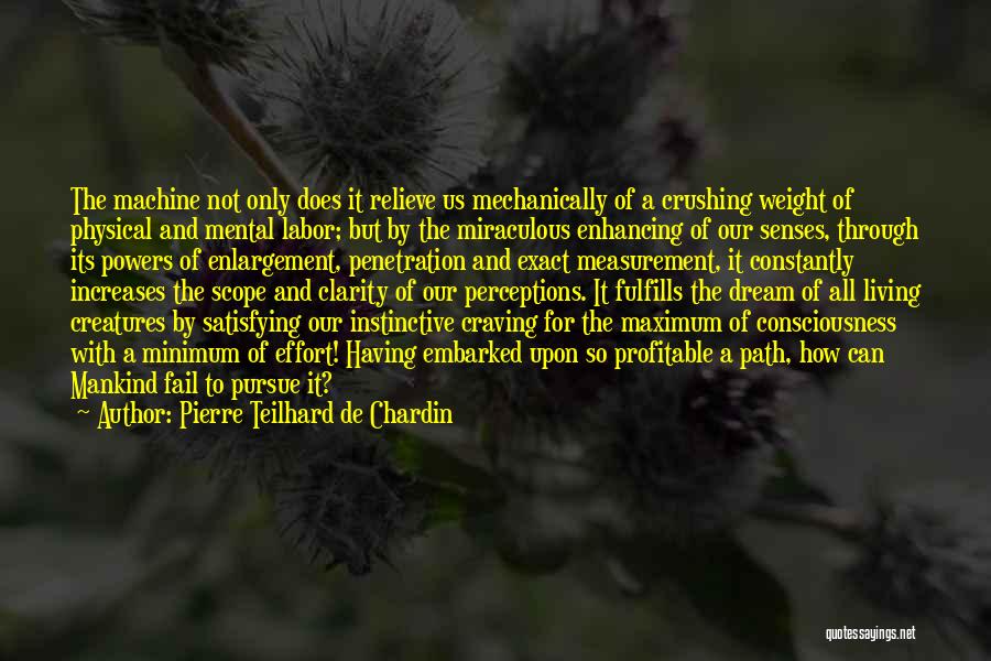 Dream With Quotes By Pierre Teilhard De Chardin
