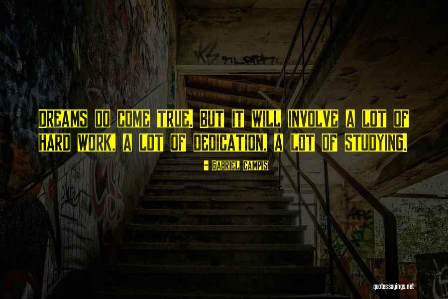 Dream Work Hard Quotes By Gabriel Campisi Dream Work Hard Quotes By Gabriel Campisi