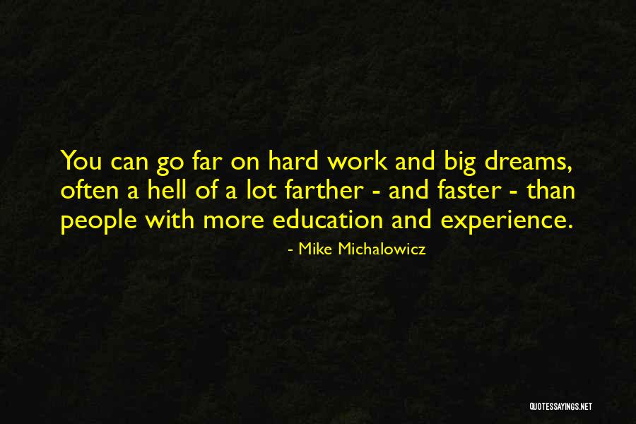 Dream Work Hard Quotes By Mike Michalowicz