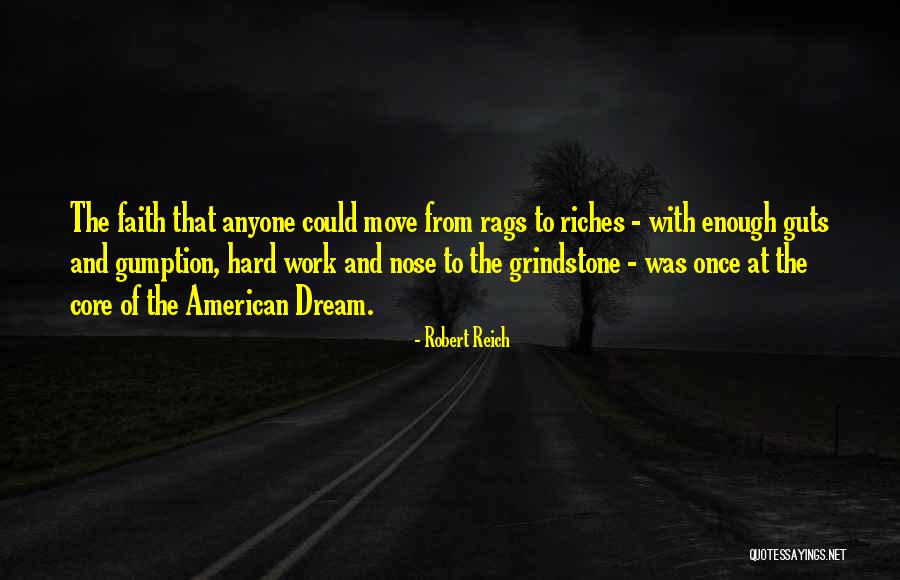 Dream Work Hard Quotes By Robert Reich