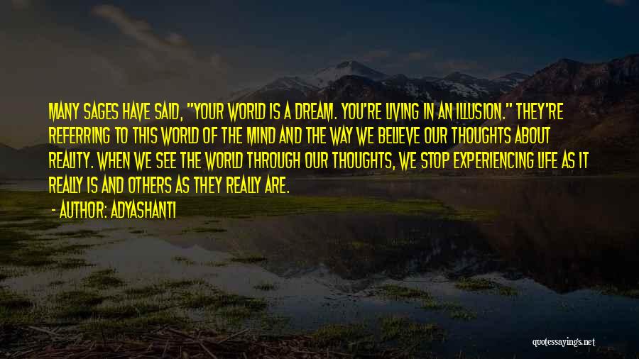 Dream World Quotes By Adyashanti