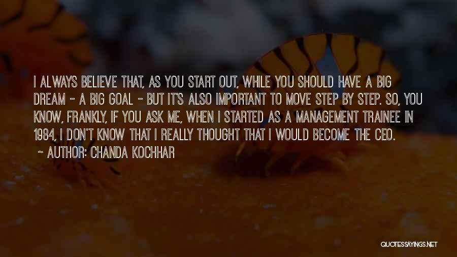 Dreameries Quotes By Chanda Kochhar