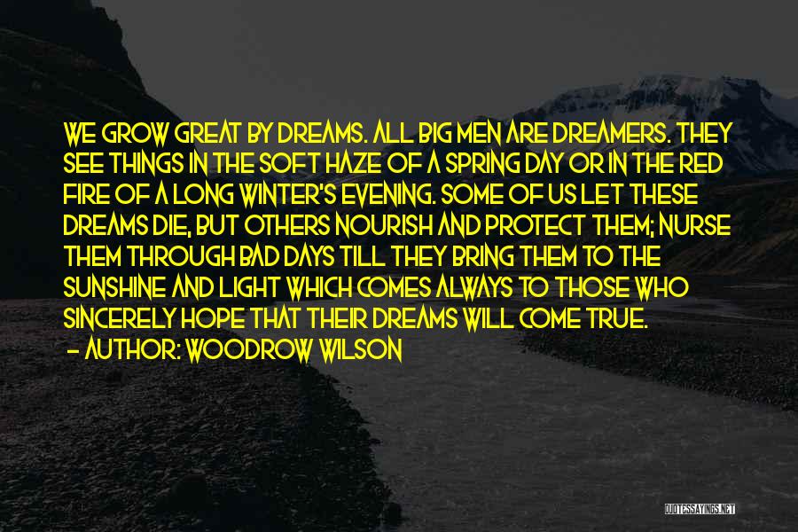 Dreamers Of The Day Quotes By Woodrow Wilson