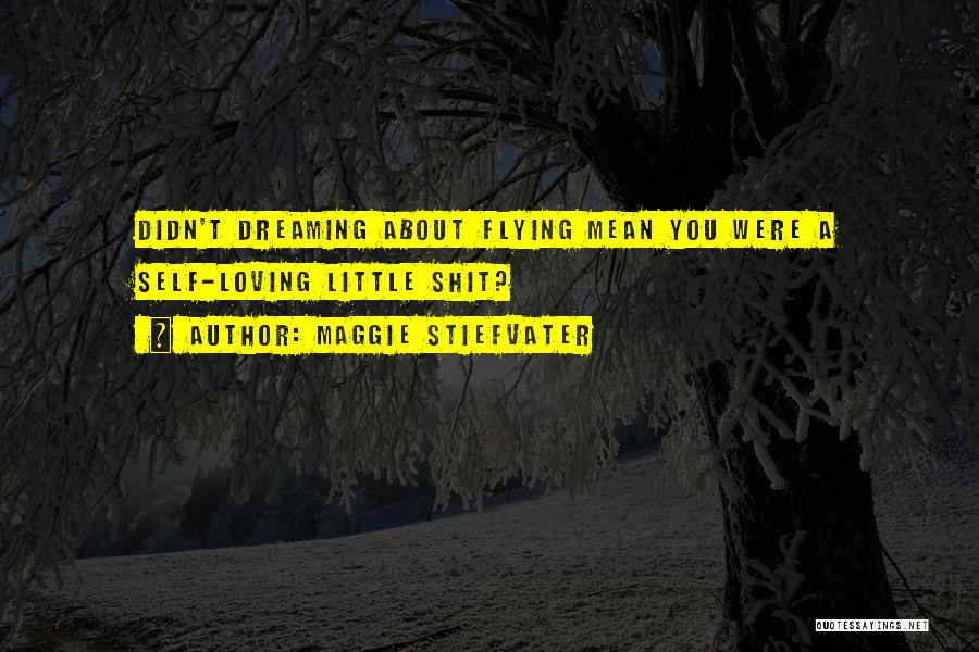 Dreaming And Flying Quotes By Maggie Stiefvater