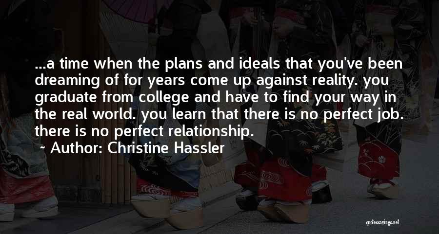 Dreaming And Reality Quotes By Christine Hassler