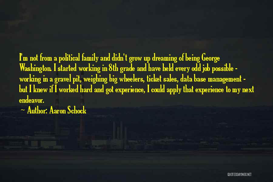 Dreaming Big And Working Hard Quotes By Aaron Schock