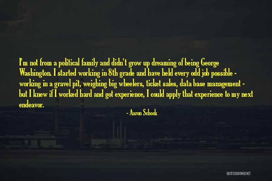 Dreaming Big And Working Hard Quotes By Aaron Schock