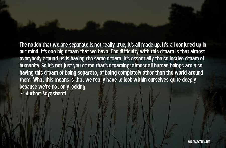 Dreaming Big Things Quotes By Adyashanti