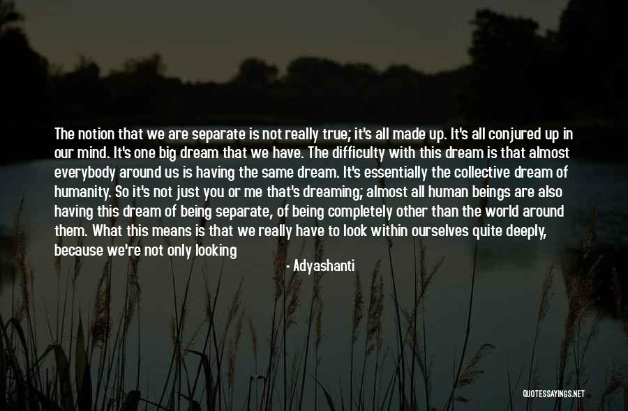 Dreaming Big Things Quotes By Adyashanti