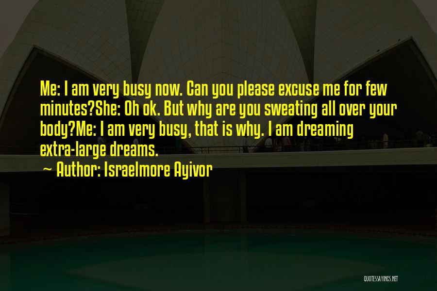 Dreaming Big Things Quotes By Israelmore Ayivor