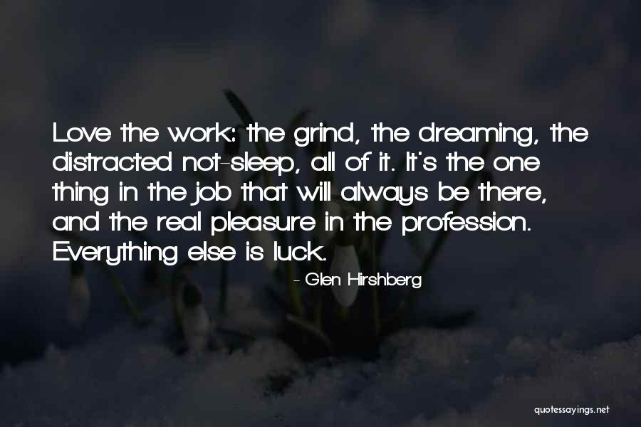 Dreaming In Your Sleep Quotes By Glen Hirshberg