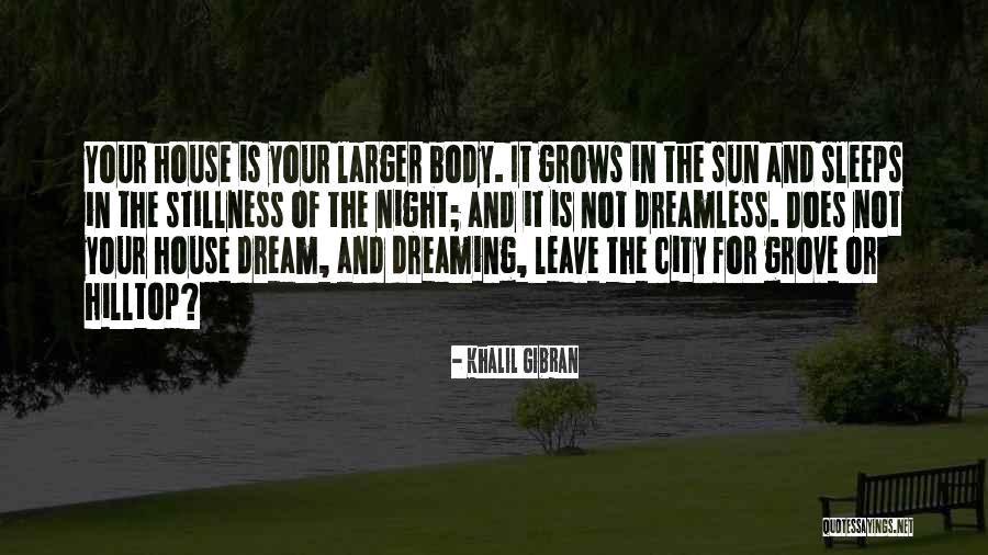 Dreaming In Your Sleep Quotes By Khalil Gibran