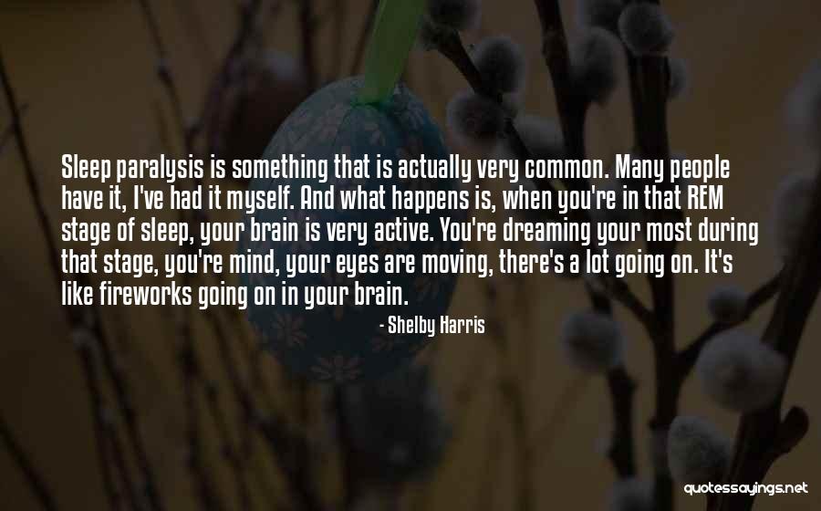 Dreaming In Your Sleep Quotes By Shelby Harris