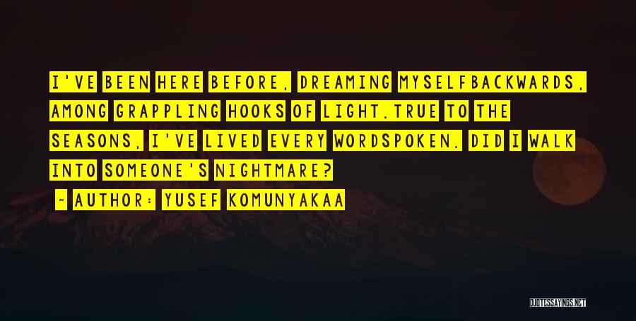 Dreaming Of Someone Quotes By Yusef Komunyakaa