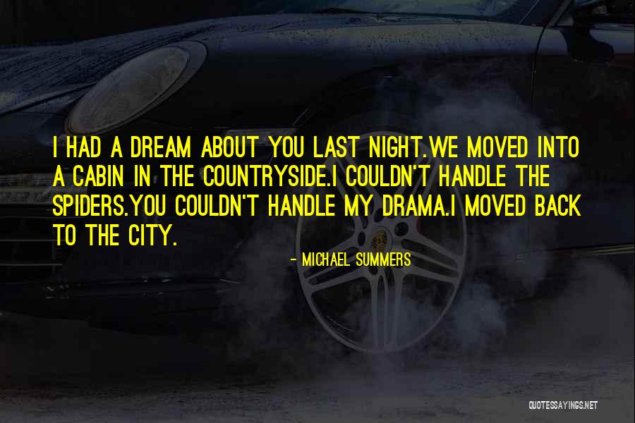 Dreaming Sleep Quotes By Michael Summers