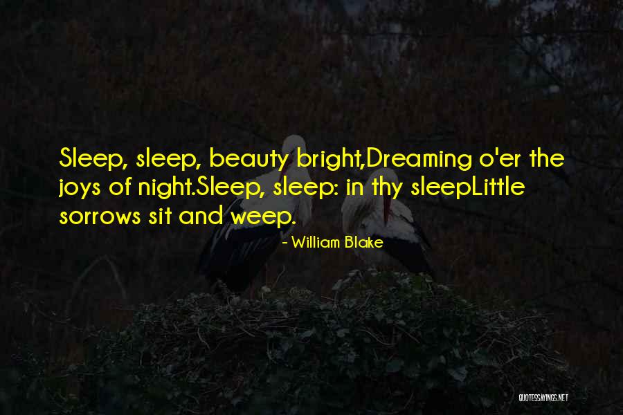 Dreaming Sleep Quotes By William Blake