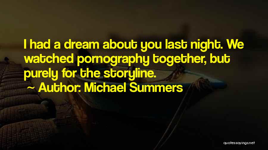 Dreaming Together Quotes By Michael Summers