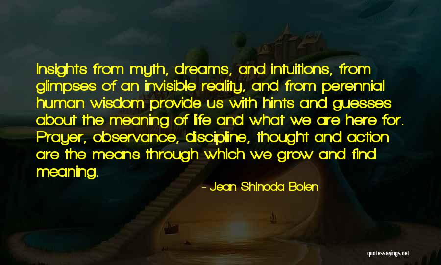 Dreams And Action Quotes By Jean Shinoda Bolen Dreams And Action Quotes By Jean Shinoda Bolen
