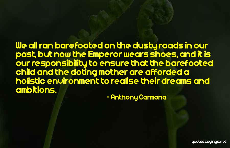 Dreams And Ambitions Quotes By Anthony Carmona Dreams And Ambitions Quotes By Anthony Carmona