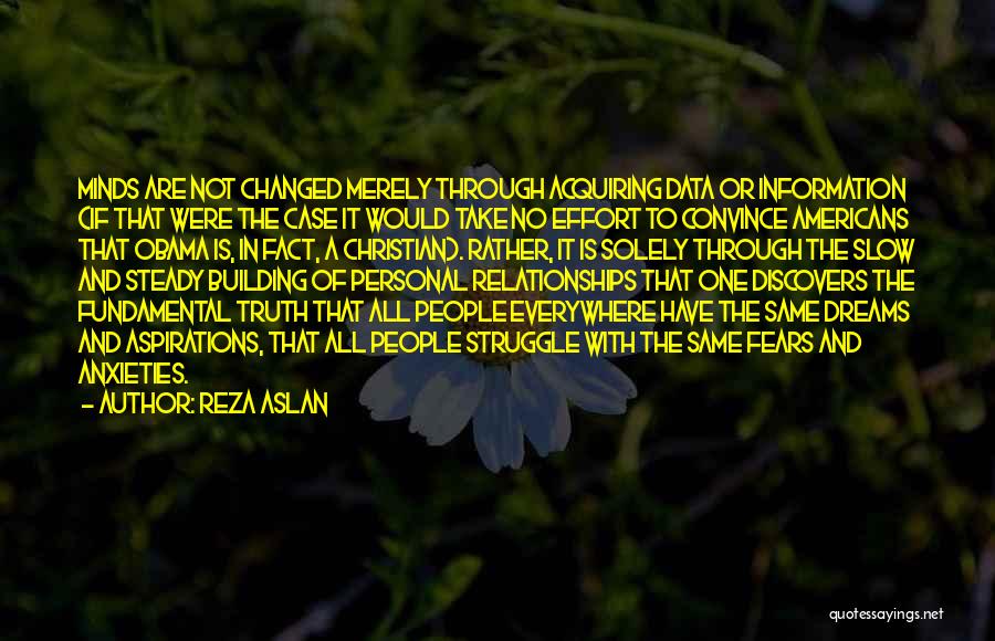 Dreams And Aspirations Quotes By Reza Aslan