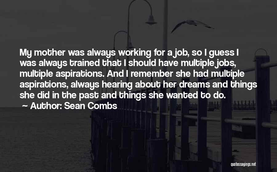 Dreams And Aspirations Quotes By Sean Combs