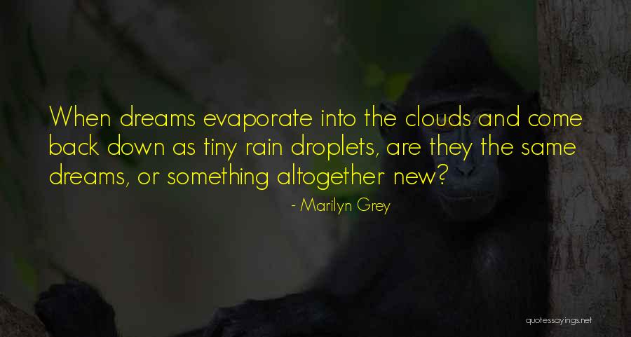 Dreams And Clouds Quotes By Marilyn Grey Dreams And Clouds Quotes By Marilyn Grey