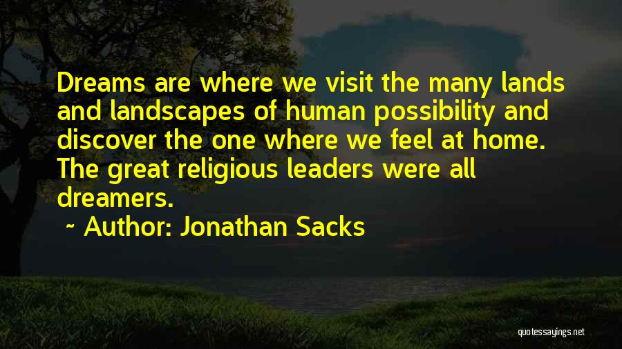 Dreams And Dreamers Quotes By Jonathan Sacks