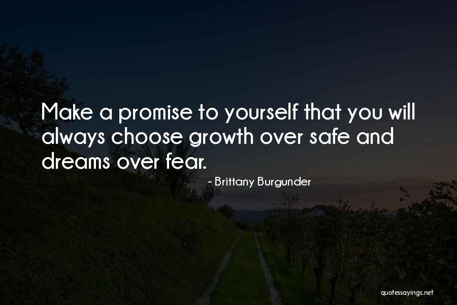 Dreams And Fears Quotes By Brittany Burgunder