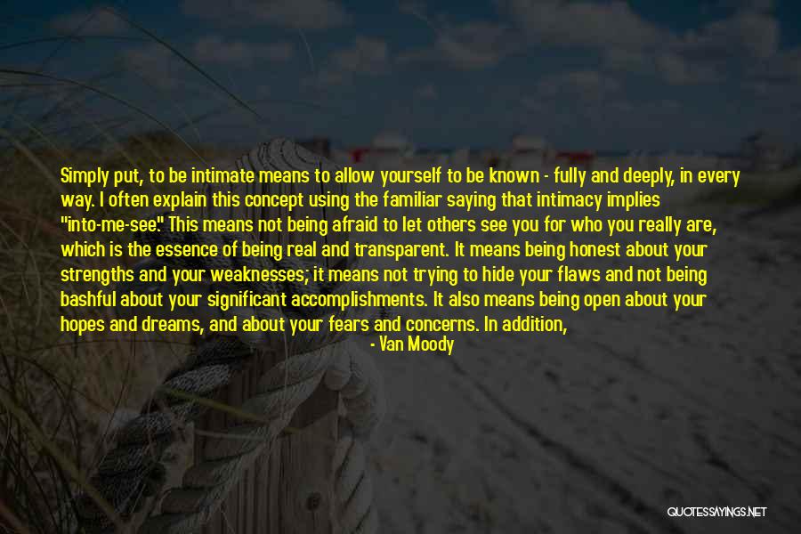 Dreams And Fears Quotes By Van Moody