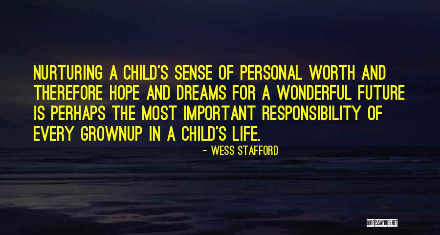 Dreams And Future Quotes By Wess Stafford