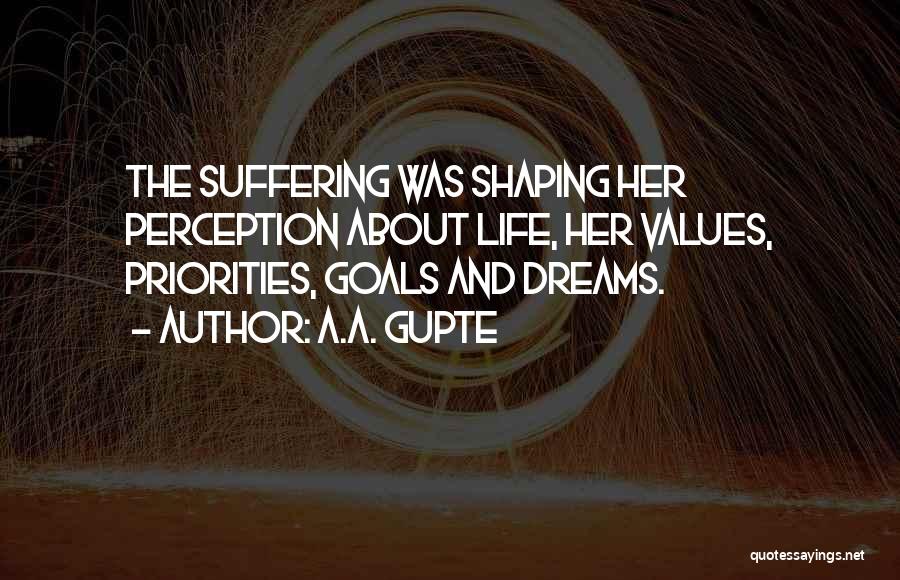 Dreams And Goals Quotes By A.A. Gupte