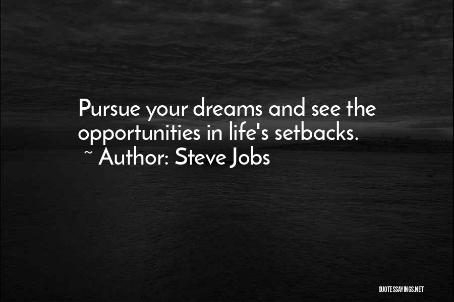 Dreams And Opportunities Quotes By Steve Jobs