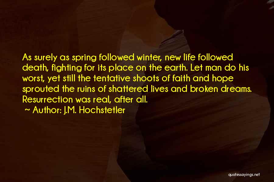 Dreams And Real Life Quotes By J.M. Hochstetler
