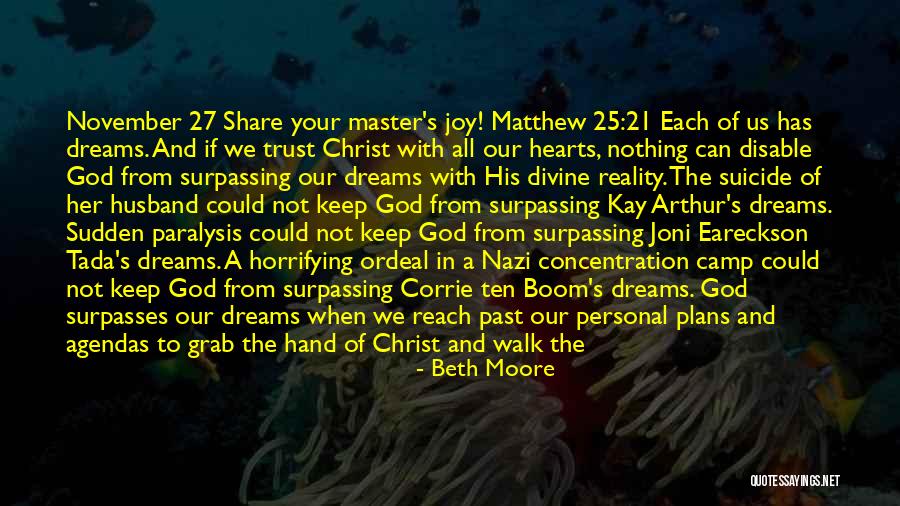 Dreams And Reality Quotes By Beth Moore